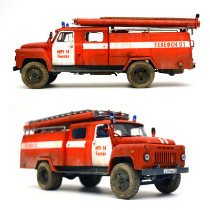 Russian Firetruck AC-30(53) | 1:43 scale pro-built model