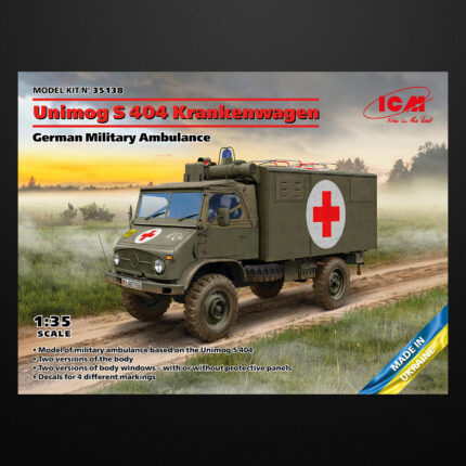 Unimog S 404 Krankenwagen German Military Ambulance / ICM 35138