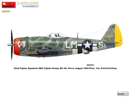 P-47D-25 RE Thunderbolt / Basic Kit / MiniArt 48009