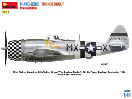 P-47D-25 RE Thunderbolt / Advanced Kit / MiniArt 48001