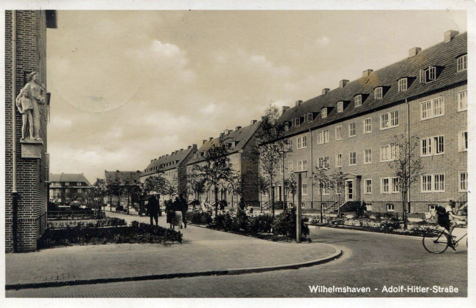 Adolf Hitler street in Wilhelmshaven