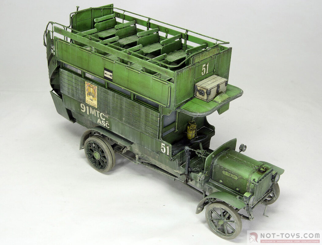 B Type Military Omnibus Scale Model
