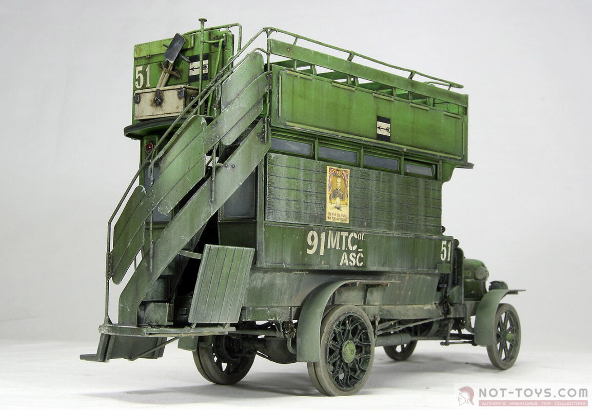 B Type Military Omnibus Scale Model