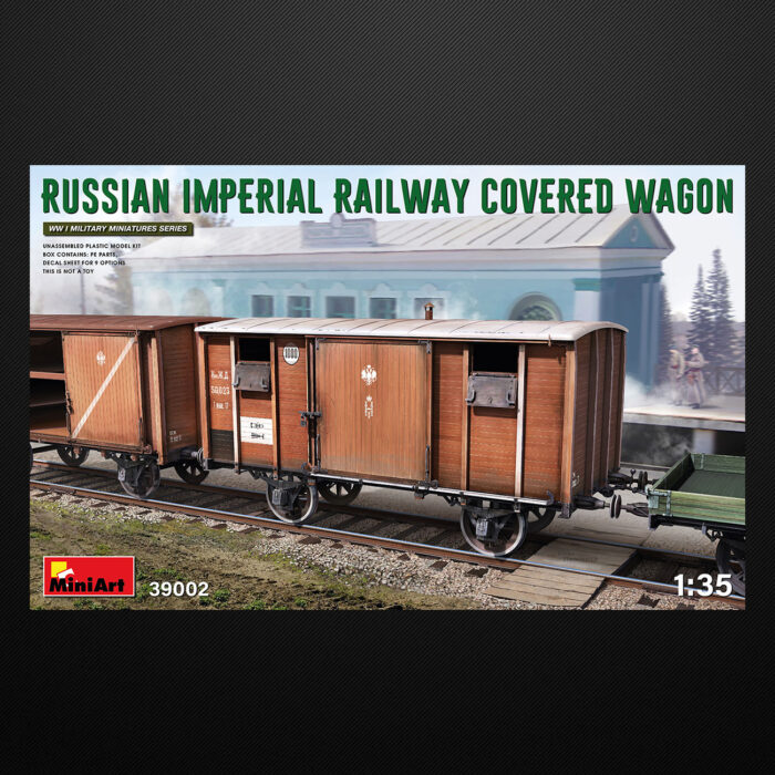 Russian Imperial Railway Cowered Wagon / MiniArt 39002