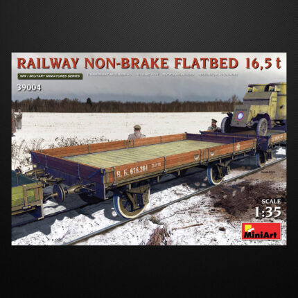 Railway Non-Brake Flatbed 16,5 t / MiniArt 39004
