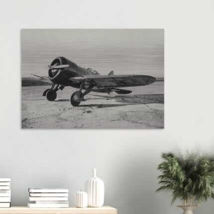 Polikarpov I-16 Soviet Fighter | Brushed Aluminum Print