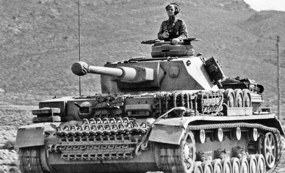 A Panzer IV Ausf.G in The Kasserine area of Tunisia, 1943