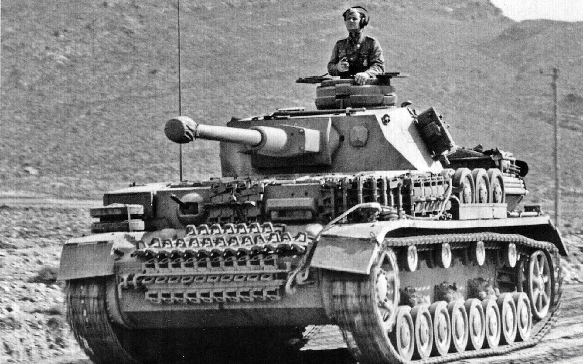 A Panzer IV Ausf.G in The Kasserine area of Tunisia, 1943