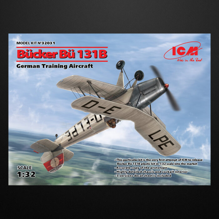 Bücker Bü 131B WWII German Training Aircraft / ICM 32031