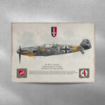 Art print of a BF-109G-14 "Karaya-1" fighter