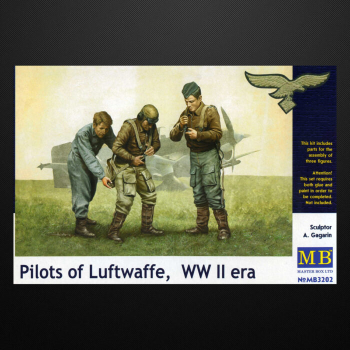 Pilots of Luftwaffe, WW2 Era / Master Box 3202