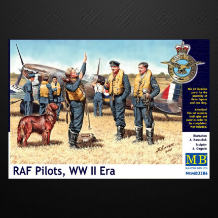 RAF Pilots, WWII Era / Master Box 3206
