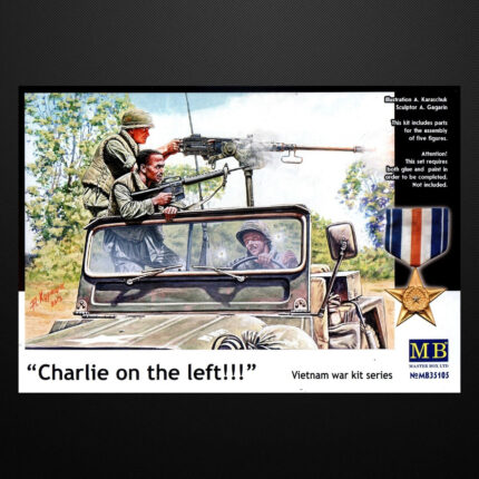 Charlie on the left! Vietnam War / Master Box 35105