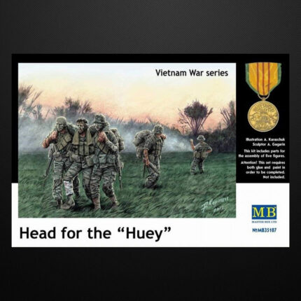 Head for the Huey. Vietnam War / Master Box 35107