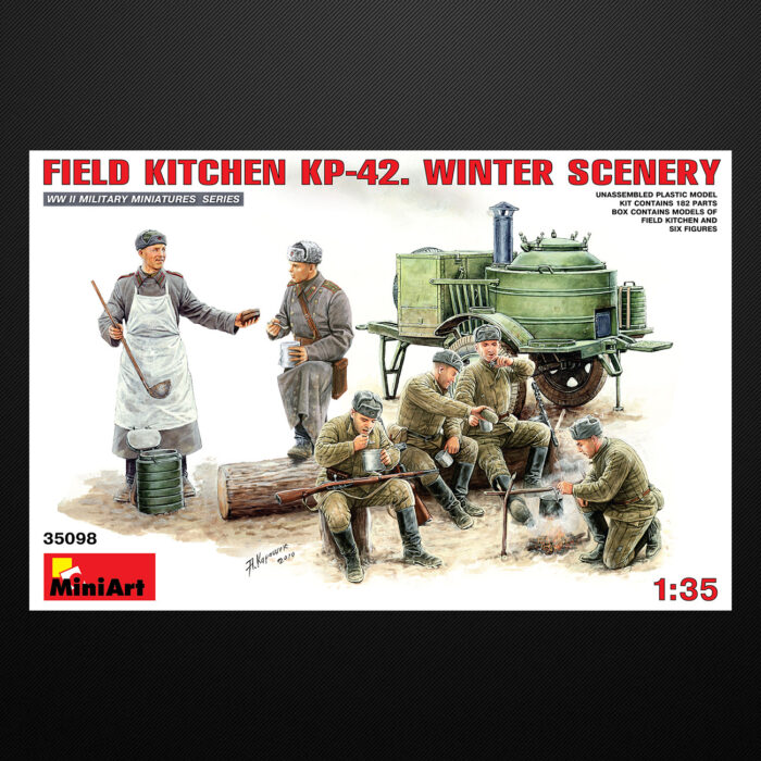 Field Kitchen KP-42. Winter Scenery / MiniArt 35098
