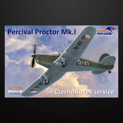 Percival Proctor Mk.1 marking of Czechoslovakia / Dora Wings 72003