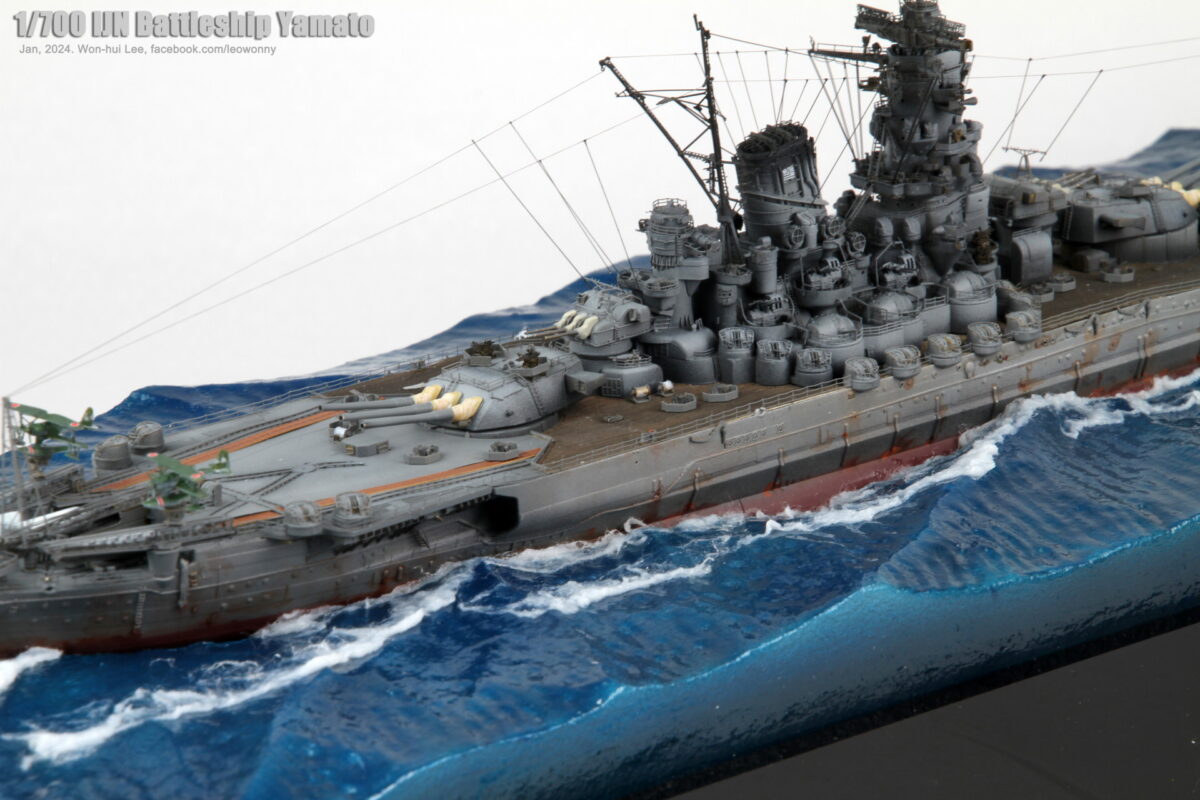 IJN Battleship Yamato Diorama by Won-hui Lee