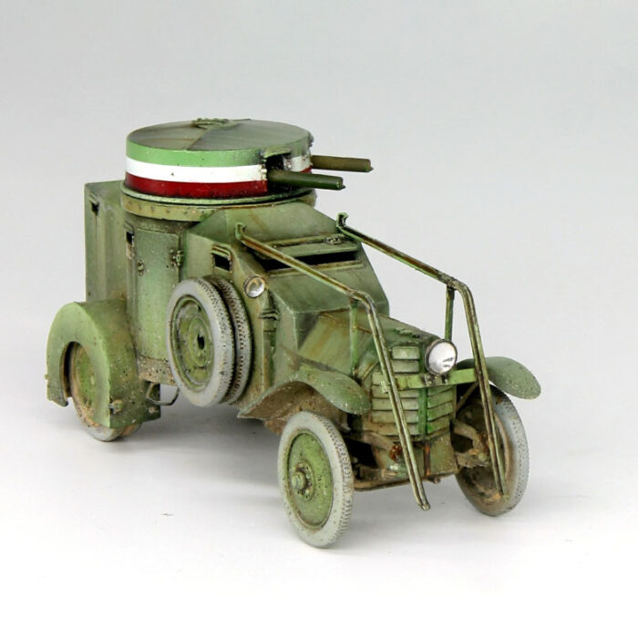 Lancia 1ZM Italian WW1 Armored Car | Pro-built scale model for sale