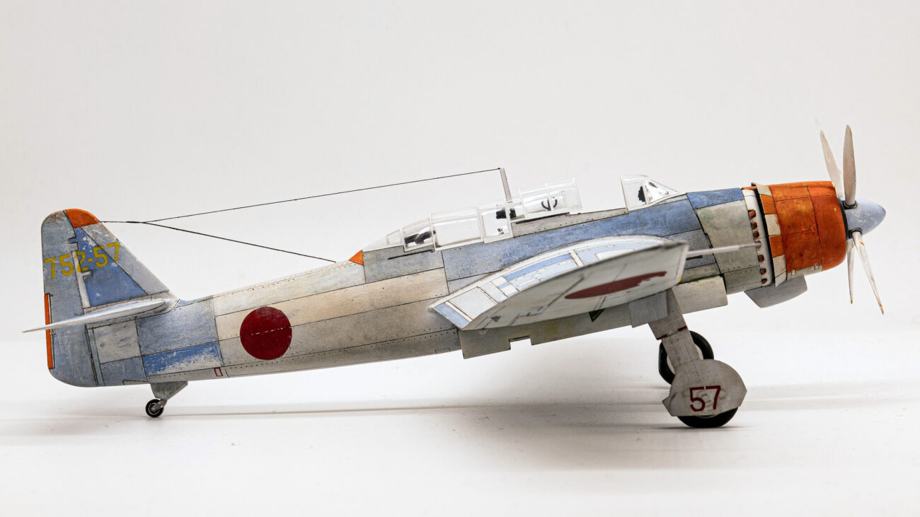 Some nice photos of Aichi B7A Ryusei / Grace scale model in 1/48 scale made by Ryo Watanabe.
