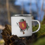 Enamel Mug "2 Fallschirmjäger Division"