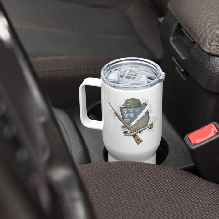Travel mug with a handle “506th Parachute Infantry Regiment”