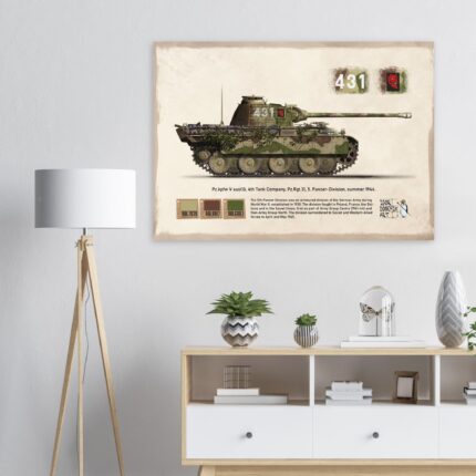 Pz.kpfw V ausf.G Panther | Classic Matte Paper Poster