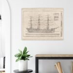 Balclutha Inboard Profile | Premium Matte Paper Poster with Hanger