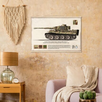 Tiger I German Tank | Premium Matte Paper Poster with Hanger