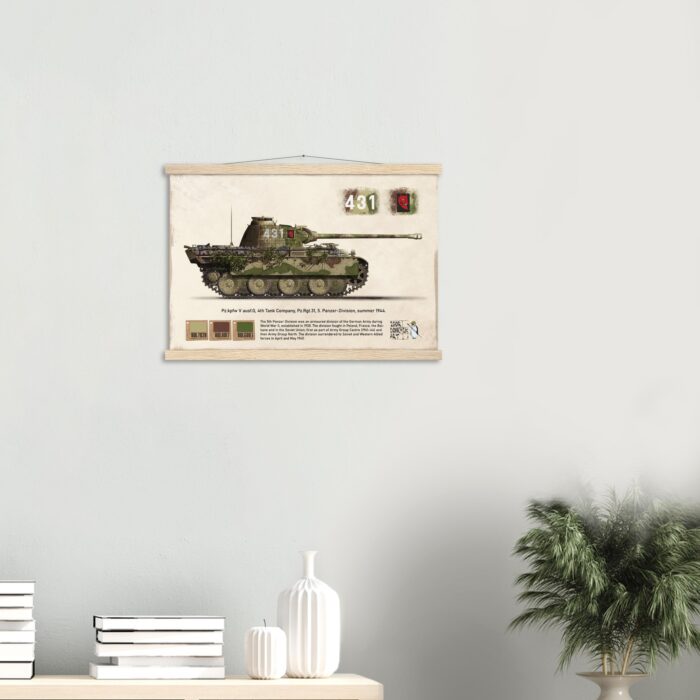 Pz.kpfw V ausf.G Panther | Premium Matte Paper Poster with Hanger