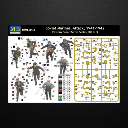 Soviet Marines, Attack, 1941-1942 / Master Box 35153