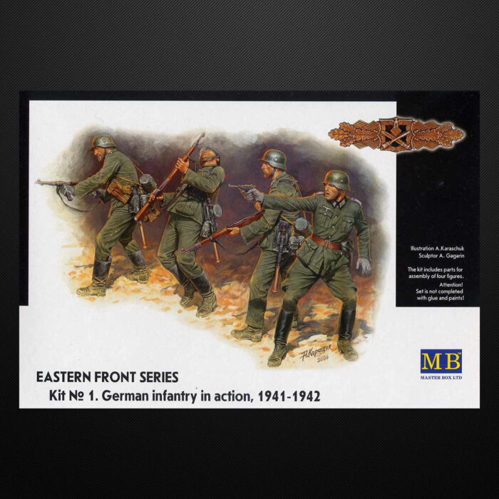 Eastern Front Series. Kit № 1. German Infantry in action, 1941-1942 / Master Box 3522
