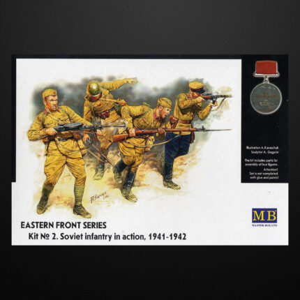 Eastern Front Series. Kit № 2. Soviet Infantry in action, 1941-1942 / Master Box 3523