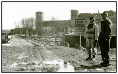 Bridge over the Narva River. Narva, 1944
