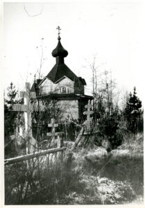 Graveyard at Inuti, a suburb of Narva city 1944