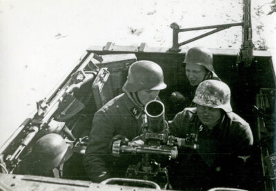 One of the vehicles for the reconnaissance department of Division Nordland 1944
