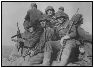 Soldiers from the 20.Waffen-Grenadier-Division der SS - batallion Narva, 1944
