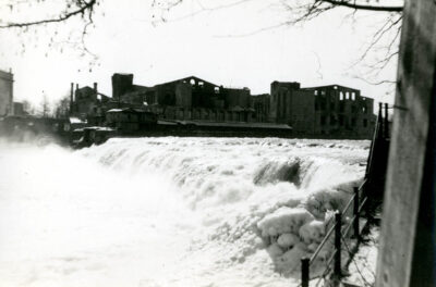 The power plant at Kreenholm, a suburb of Narva 1944