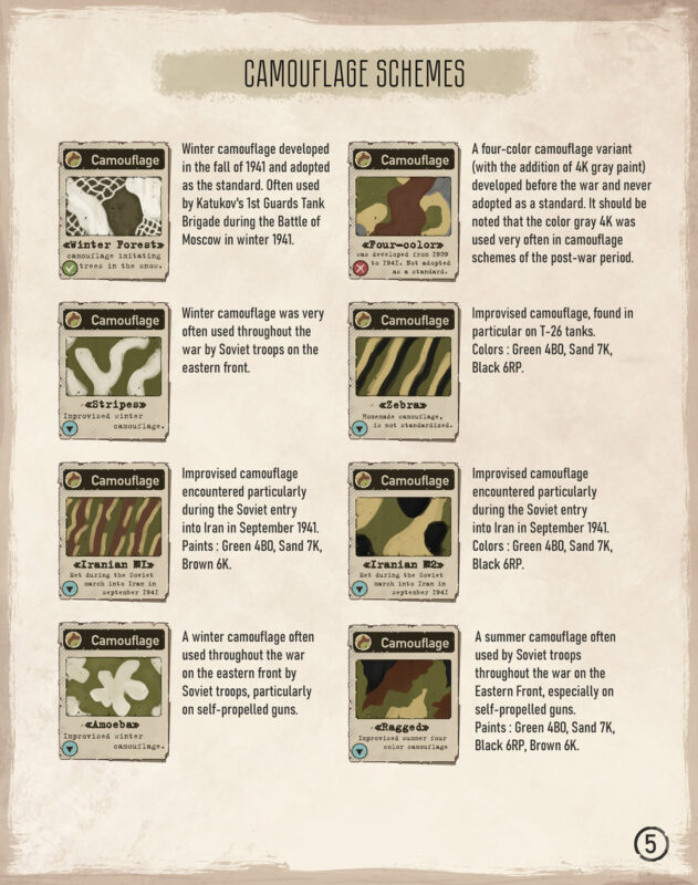 Soviet WW2 Camouflage Patterns