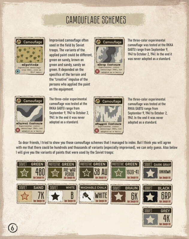 Soviet WW2 Camouflage Patterns