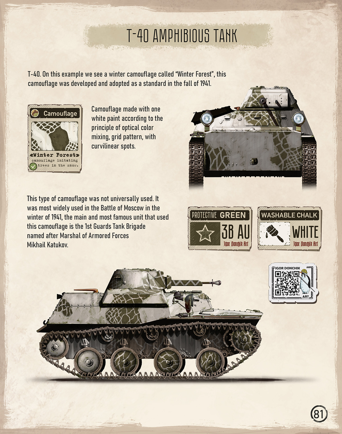 Soviet Light Tank T-40 Camouflage