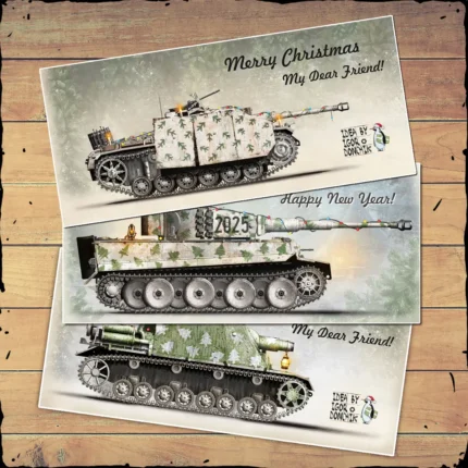 Christmas Postcards Set by Igor Donchik