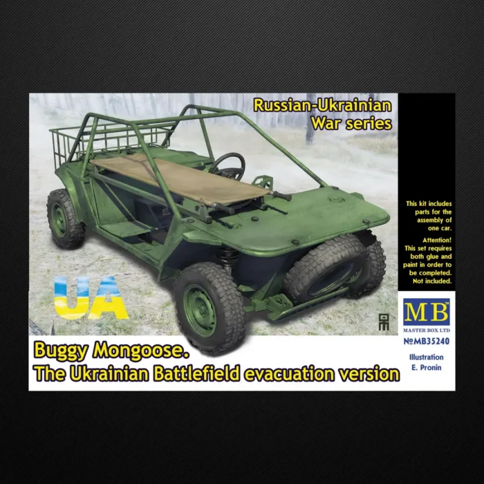 Buggy Mongoose. The Ukrainian Battlefield evacuation version. Master Box 35240