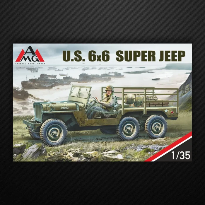 US Super JEEP 6x6 Scale Model in 1/35 scale