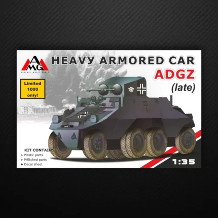 ADGZ Heavy Armored Car (Late) – 1/35 Scale Model Kit by AMG