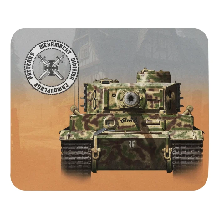 Panzer Camouflage Tiger Mouse Pad by Igor Donchik