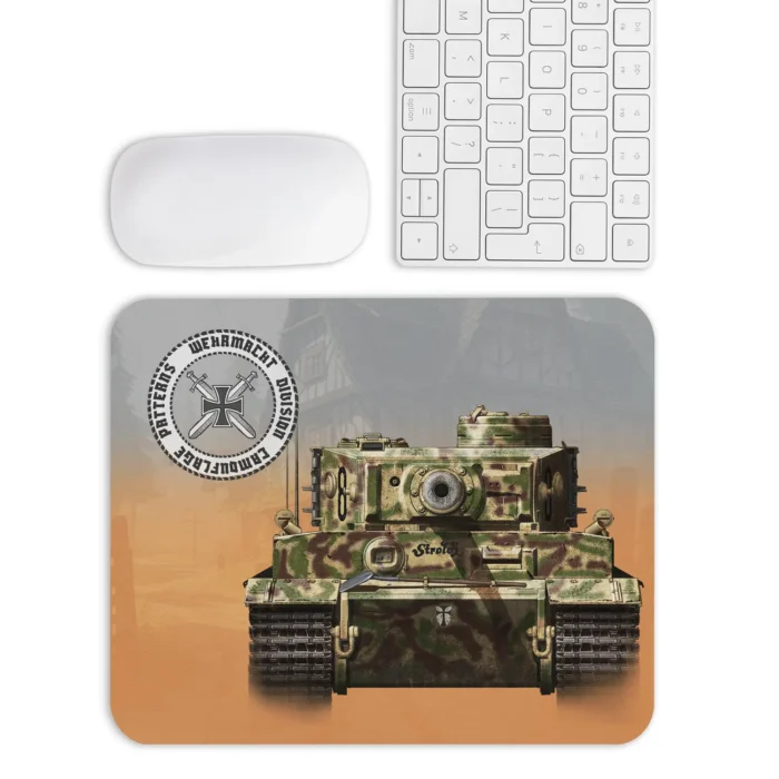 Panzer Camouflage Tiger Mouse Pad by Igor Donchik