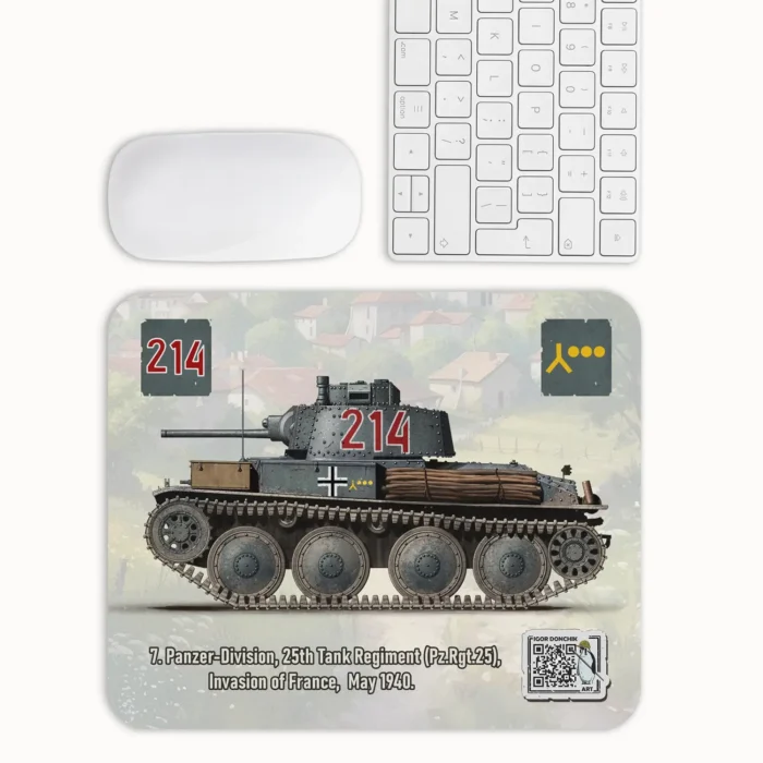 PzKpfw-38t Mouse Pad by Igor Donchick 01