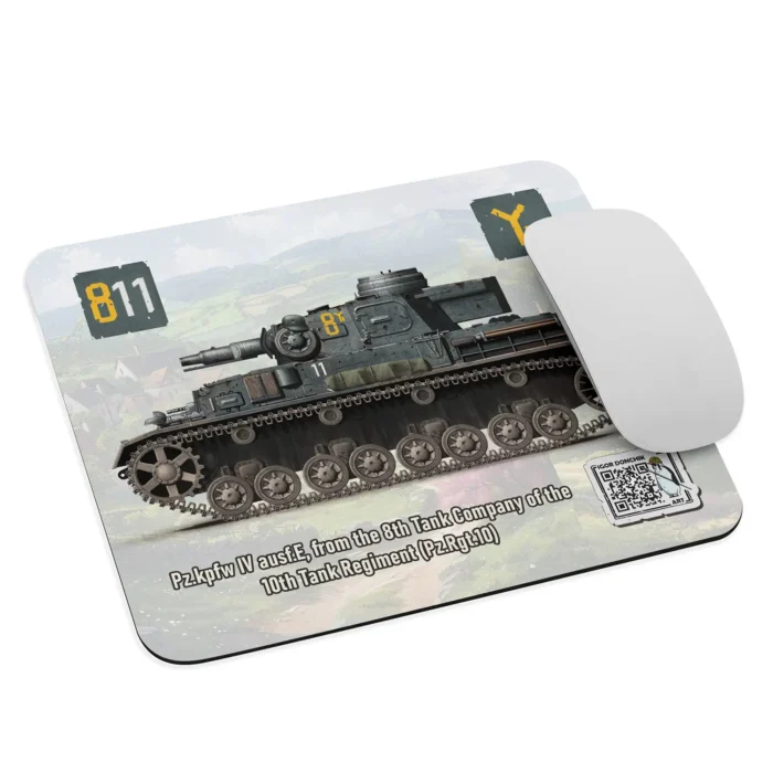PzKpfw-IV Mouse Pad by Igor Donchick 01