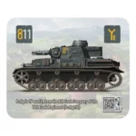 PzKpfw-IV Mouse Pad by Igor Donchick 01