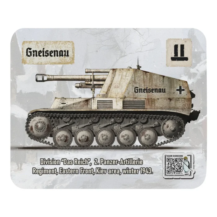 Sd.Kfz. 124 Wespe Mouse Pad by Igor Donchik 01